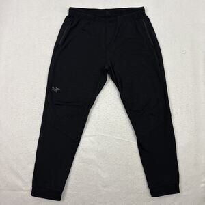 Arc'teryx Jogger Mens Large Black Kyanite AR Tech Wool 29709